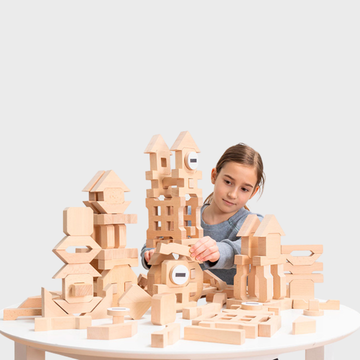 Montessori Woodwerks Future Blocks 132 Stück Set